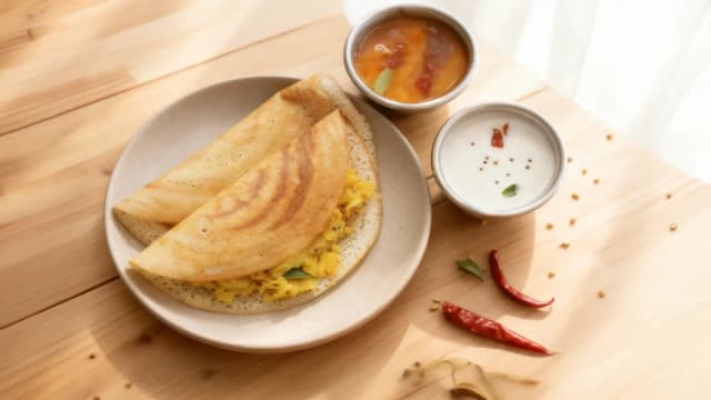 Masala Veg Rava Dosa using Indifeast Bansi Sooji